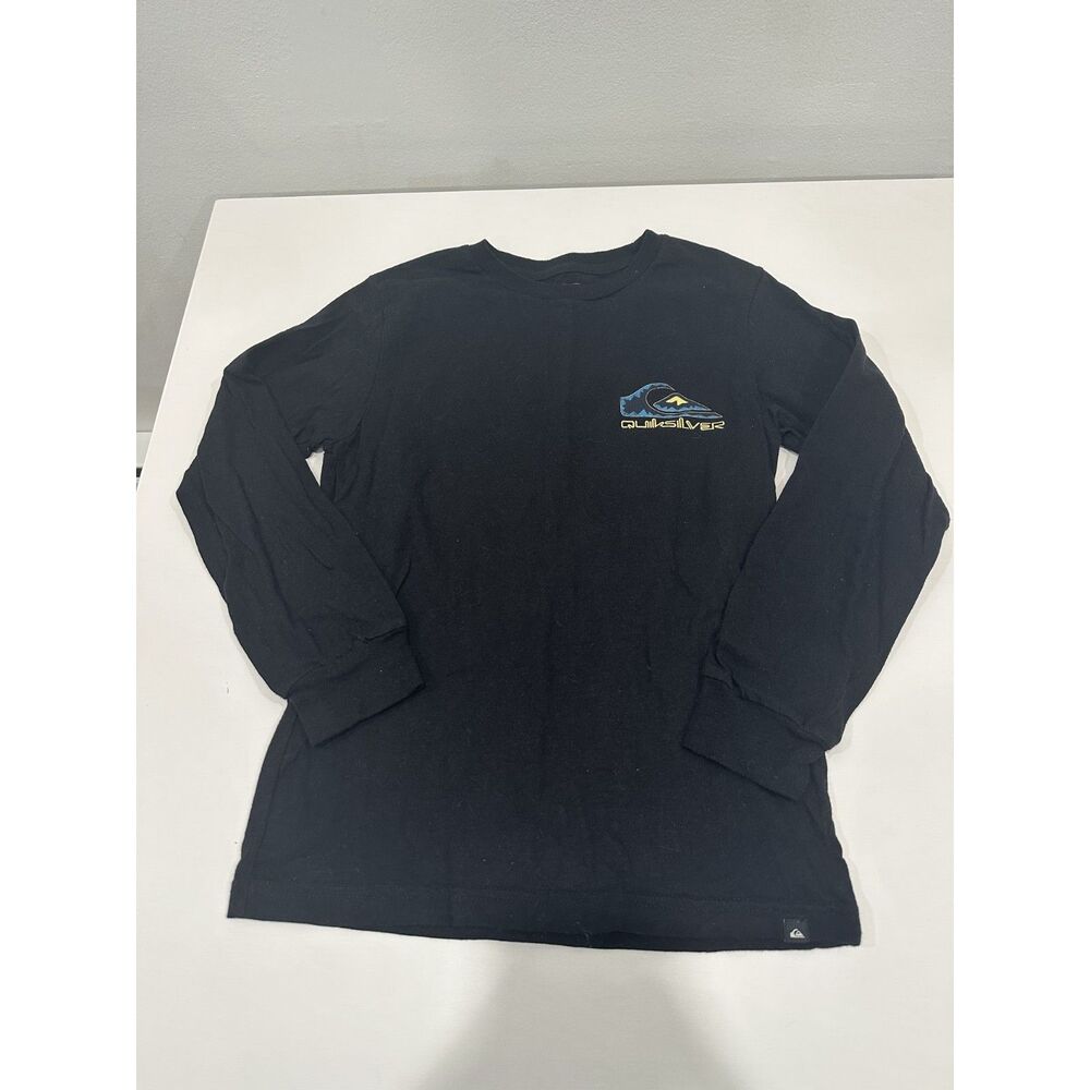 Quiksilver Boys Black Long Sleeve Graphic T-Shirt